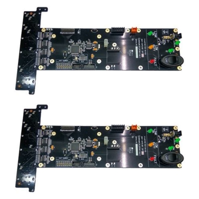 Custom Printed Circuit Board Assembly Black Solder Mask PCB Board Assembly
