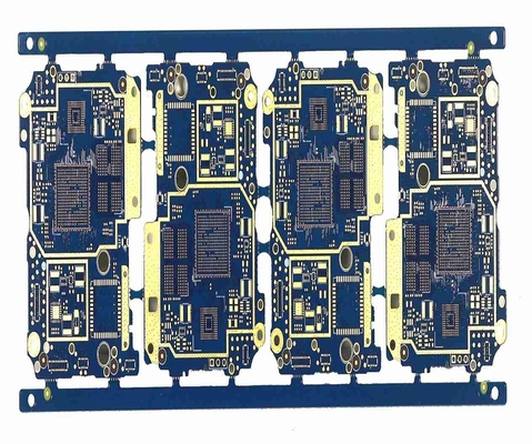 Multilayer Printed Circuit Board 1OZ 4 Layer Multilayer Pcb FR4 TG170 Blue Solder Mask