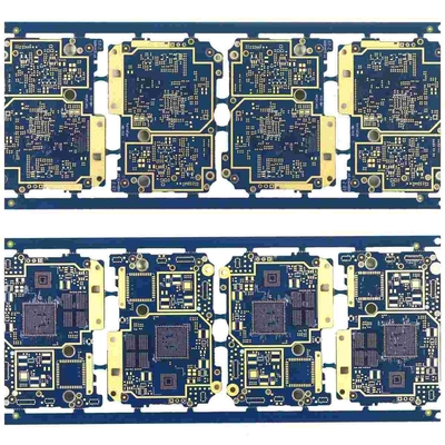 Multilayer Printed Circuit Board 1OZ 4 Layer Multilayer Pcb FR4 TG170 Blue Solder Mask