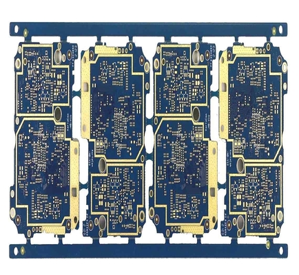 Multilayer Printed Circuit Board 1OZ 4 Layer Multilayer Pcb FR4 TG170 Blue Solder Mask